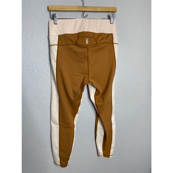 Free People Rebel Legging in Burnt Topaz & Mother Of Pearl - Picture 8 of 11